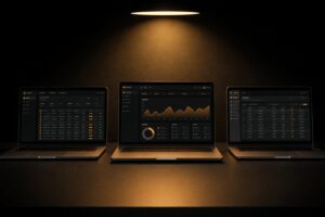 Buchhaltungssoftware für Kleinunternehmer im Vergleich (mit AI erstelltes Bild)